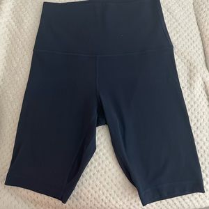 lululemon align short 10” navy blue